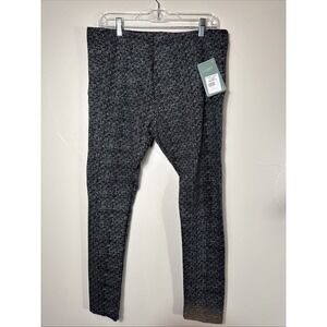 *NWT* Lysse New York Women's Center Seam Ponte Black Leggings Tummy Control  XL